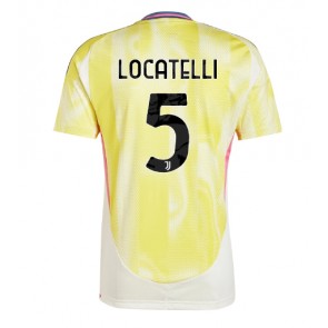 Juventus Manuel Locatelli #5 Gostujuci Dres 2024-25 Kratak Rukavima